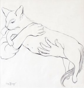 Cuddly Cat, 2000 by Joan Thewsey