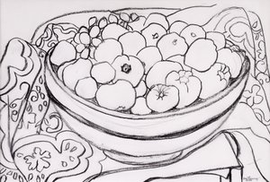 Quince in a Large Bowl by Joan Thewsey