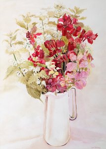 Still Life with Deadnettles and Wallflowers