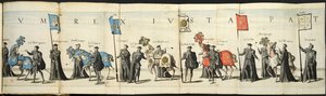 Funeral Procession in Antwerp on the Occasion of the Death of Emperor Charles V by Joannes van Doetecum