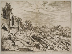 Second View of the Ruins on the Palatine Hill by Joannes van Doetecum I