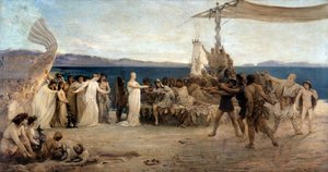 Foundation of Marseille in 600 BC - Les Noces de Protis et Gyptis by Joanny Rave