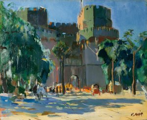 Torres Serranos, Valencia by Joaquim Mir i Trinxet