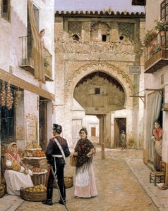 Greengrocer in Granada, 19th Century