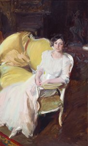 Clotilde Sitting on a Sofa, 1910