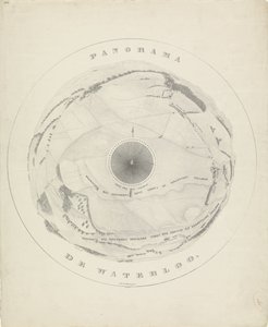 Panorama of the Battlefield of Waterloo, 1815 by Jobard frères
