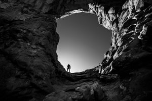 Dramatic Archway Silhouette by Jochen Bongaerts
