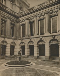 Courtyard of the Drapers Hall in Throgmorton Street, c. 1935 by Joel