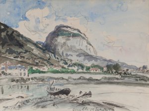 Saint-Eynard seen from Île Verte 1875