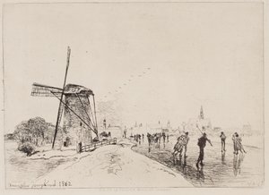 View of the City of Maaslins by Johan Barthold Jongkind