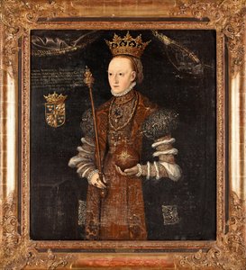 Portrait of Marguerite Lejonhufvud, Queen of Sweden by Johan Baptista van (active 1562 1597) Uther
