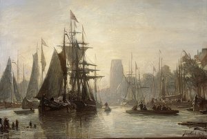 The Port of Rotterdam. 1856