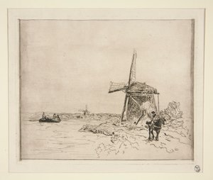 The Towpath by Johan Barthold Jongkind