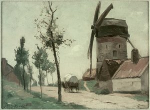 Street with Mill