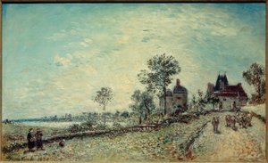 Castle of Meheing by Johan Barthold Jongkind