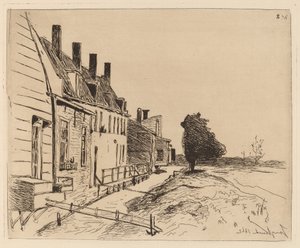 The Houses on the Canal Bank