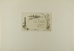 Title Page, from Cahier de six eaux-fortes, vues de Hollande by Johan Barthold Jongkind
