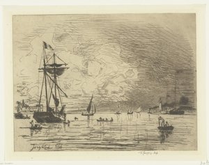 Exit of the Port of Honfleur
