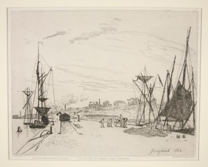 View of the Port from the Railroad of Honfleur