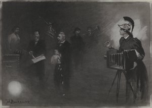 Design for Illustration in De Amsterdammer: The Throne Speech, 24 Sept. 1905 by Johan Braakensiek