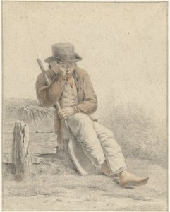 Resting Worker by Johan Christiaan Willem Safft