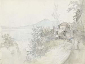 From the Surroundings of Castellammare by Johan Christian Dahl