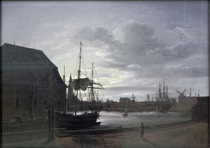 Frederiksholms Canal in Copenhagen with Christian IV