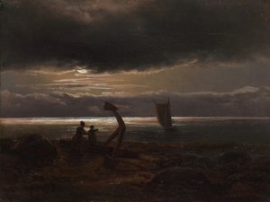 Mother and Child by the Sea, 1830