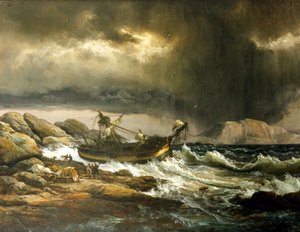 Shipwreck by Johan Christian Dahl
