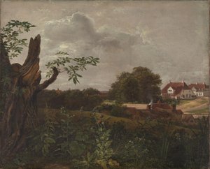 The Big Inn at Fredensborg by Johan Christian Dahl