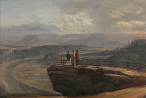 View from Bastei by Johan Christian Dahl