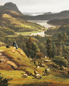 View of Lysenkloster near Bergen (detail)