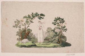 Girl Mourning a Dead Lamb