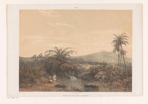 View of Tjileboet by Johan Conrad Greive