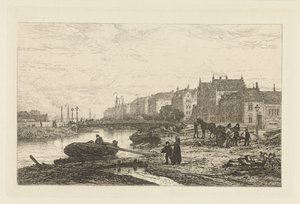 View of the Stadhouderskade by Johan Conrad Greive