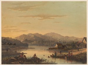 View of the Wenditt Bathing Resort in Java