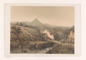 Landscape Near Malang by Johan Conrad Greive