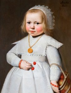Portrait of a Two-Year Old Girl by Johan Cornelisz van Loenen