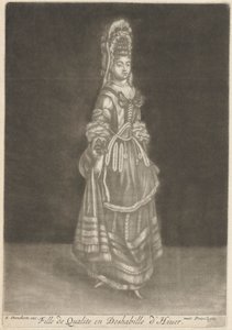 Quality Girl in Winter Undress by Johan Danckerts