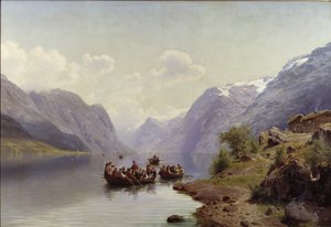 Bridal Escort on the Hardanger Fiord