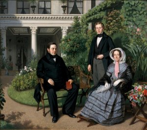 Portrait of the Metelerkamp Family by Johan Heinrich Neuman