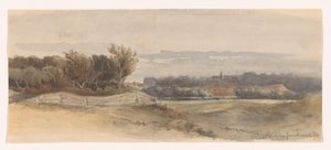 Panoramic Landscape by Johan Hendrik Weissenbruch (signed by artist)