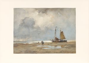 View on the Beach by Johan Hendrik Weissenbruch