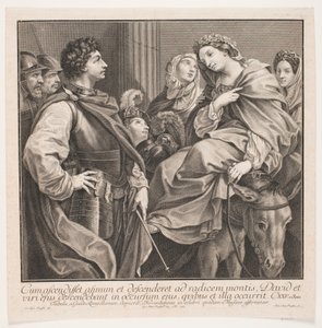 David and Abigail by Johan Martin Preisler