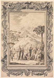 Illustration and Border Design for Copper Bible by Johan Melchior Füssli
