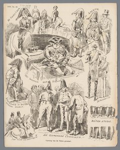 Caricature of the Opening of the States General, 1870