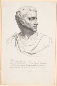 Head of Brutus by Johan Thomas Lundbye