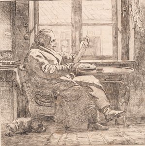 Counselor Emanuel Bonnevie by Johan Thomas Lundbye