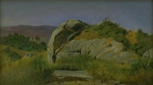 Landscape with Rocks in the Foreground. Civitella, Italy