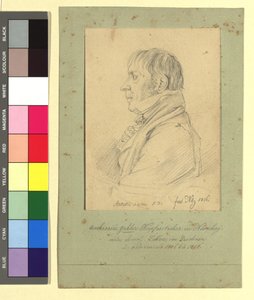Ambrosius Gabler (1762-1834), draughtsman and engraver by Johann Adam Klein
